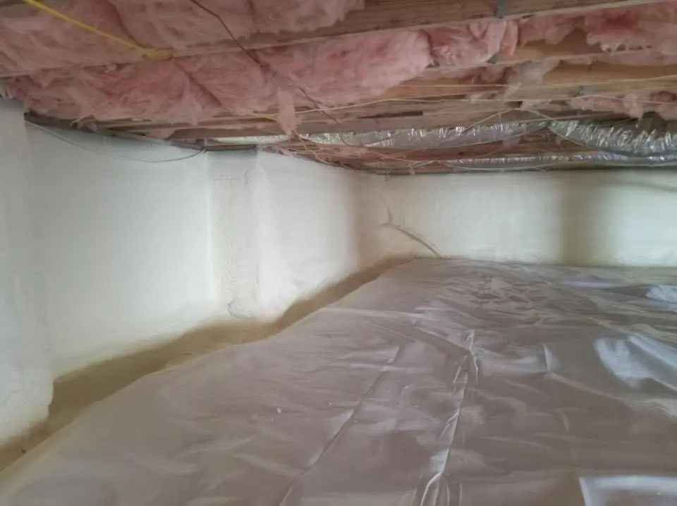 Crawl space encapsulation with closed-cell spray foam for Roof Maintenance in Hawaiian Paradise Park
